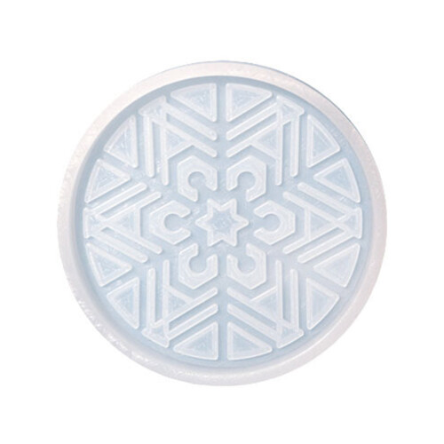 Multifunction Coaster Resin Mold Novelty-Snowflake-snowflake