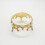1Stk Cake Crown Geburtstagskronen Gold Metall Mit Perlen 11