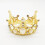 1Stk Cake Crown Geburtstagskronen Gold Metall Mit Perlen 4