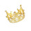 1Stk Cake Crown Geburtstagskronen Gold Metall Mit Perlen 7