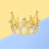 1Stk Cake Crown Geburtstagskronen Gold Metall Mit Perlen 5
