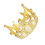 1Stk Cake Crown Geburtstagskronen Gold Metall Mit Perlen 8