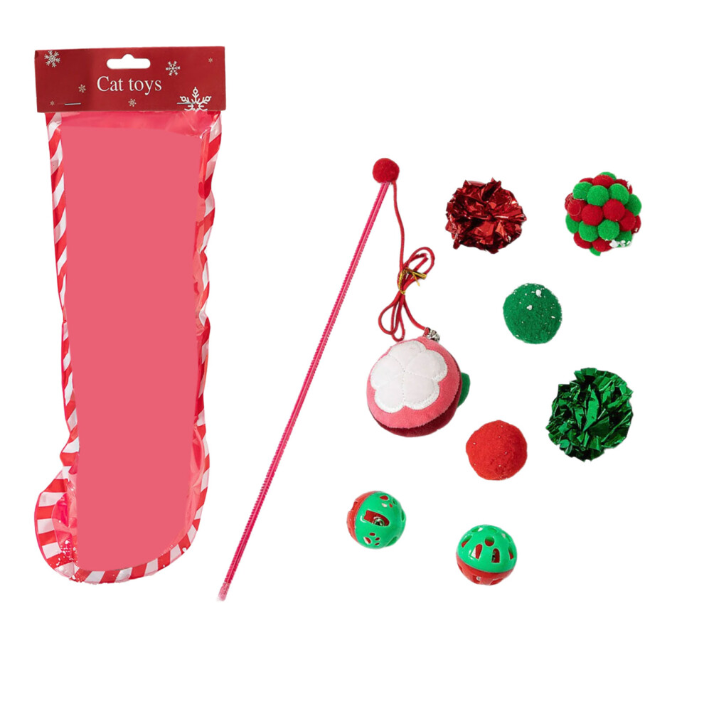 Holiday Theme Cats Teaser Wand and Toy-cat toy number three-image-OPC-PMKDQJB-NEW