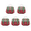 Pack Of 5 Christmas Treat Boxes with Handle Candy Tin-Type D 1
