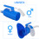 Portabel Urinal För Kvinnor 2000 Ml Camping Äldre 7