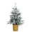 Tabletop Christmas Tree with Basin Artificial Tree-White 45CM 1