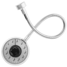 Silver Alloy Steel Torque Angle Gauge 1/2 Drive for Car Use