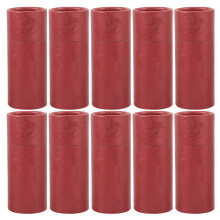 10Pcs Pappersförvaringsburkar Cylinder Rör För Essentiella Oljor