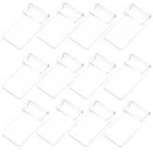 12St Transparent Vinyl Skivförvaring Väggmonterad Akryl Organisatör