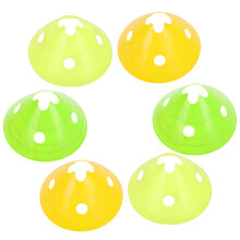 6Pcs Fotbolls Träningshinder Flexibilitetsställ