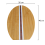 Set de 2 Tablas de Cortar de Bambú con Grabado Láser 26 x 40 cm 2