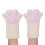 Gants de cuisine Pattes de Chat Matelassés Coton Blanc et Rose 1