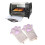 Gants de cuisine Pattes de Chat Matelassés Coton Blanc et Rose 3