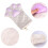 Gants de cuisine Pattes de Chat Matelassés Coton Blanc et Rose 4