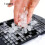 (Black, one-size) Ice Cube Tray, 160-grid Silicone Fruit Ice Cube Maker, DIY Small Square Ice Cube Mold for Kitchen 8