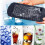 (Black, one-size) Ice Cube Tray, 160-grid Silicone Fruit Ice Cube Maker, DIY Small Square Ice Cube Mold for Kitchen 14