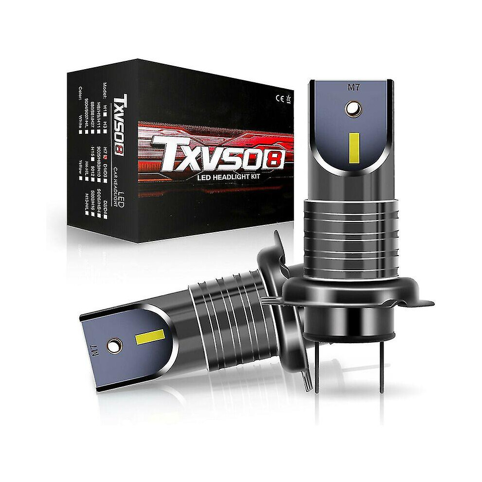 Kikidex (As Show, One Size) 110W 30000Lm H7 Led Car Headlight Conversion Globes Canbus Bulbs 6000K Beam Kit (Wanan) - Lkbd