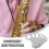 8Pcs/Set Saxofon Pad Nivelleringsringar Reparationsverktyg (Silver) 8