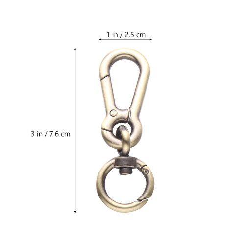 3Pièces Boucles Dorées Pour Sangles De Sac Et Accessoires DIY 1