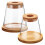 2St Växtförökningstation Vattenodling Glasflaskor Fot 330 Ml 6