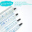 250 Pcs Luer Lock Sprutspetskapslar Doseringssprut 8