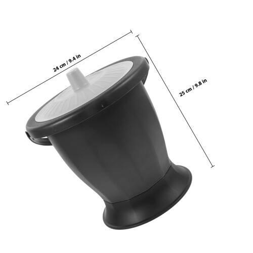 Chamber Pot Portabel Toalett Lock Urinal Sängsidourinal 1