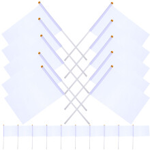 20Pcs Bärbar Handdriven Bunting Flagga För Domaruppdrag ( )