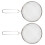 2St Rostfritt Sandfilter För Reptil Rengöring, Silver 10