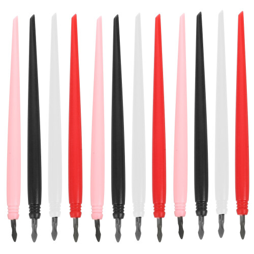 12Pcs Diy Pennor Återanvändbara Metallspetsar 1