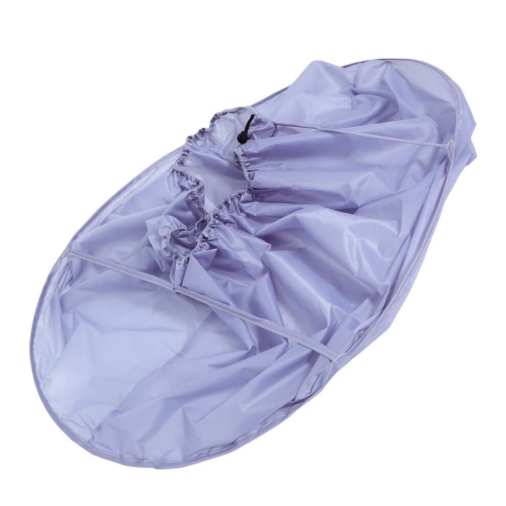 Solustre Grey Foldable Armpit Shaving Bib Cloth Hair Catcher For Grooming