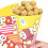 100St Popcornpåsar Av Papper, Konformade, Färgglada Hållbara 5