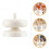 1Sats Beads Spinner Plast För DIY Smycken Beige 4
