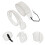 1St Pe Gitarrrem Transparent Vit Gitarr Axelband För Musikspill 7