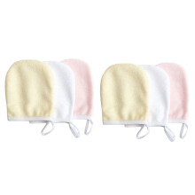 6Pcs Återanvändbara Mikrofiber Avsminkpads För Ansiktsrengöring