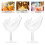 1St Elegant Vingad Glascocktailkopp Transparent För Whisky Vin 10