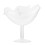 1St Elegant Vingad Glascocktailkopp Transparent För Whisky Vin 3