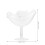 1St Elegant Vingad Glascocktailkopp Transparent För Whisky Vin 7