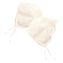2St Beige Baby Bonnets Med För Nyfödda Sommarbruk