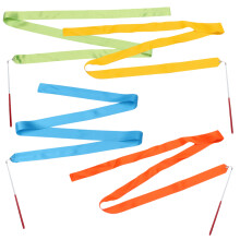 8St Färgglada Gymnastikband För Barn (Orange, , Himmlsblå, )