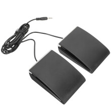 Robust Svart Elektrisk Pianopedal Med Slitstarkt ABS-Material