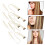 6Pcs Tinsel Hår Extensions Kit Clip In Glitter Feberhår 10