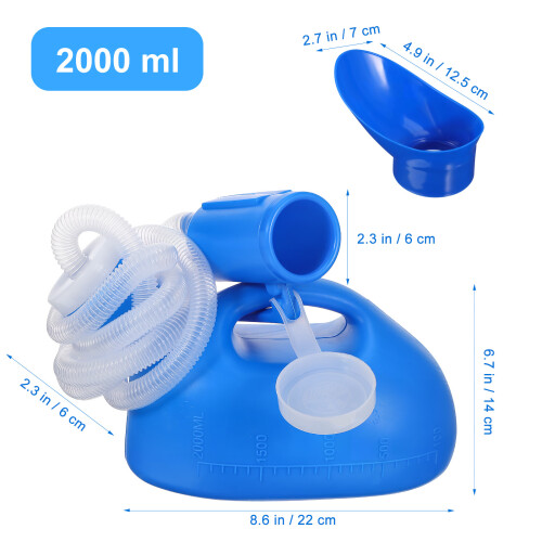 Portabel Urinal För Kvinnor 2000 Ml Camping Handhållen 1