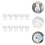 10Pcs Manuell Bröstpump Tillbehör Reverse Backflow Preventer Ankbeslag 3