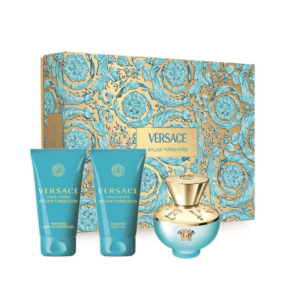 Versace Pour Femme Dylan - 50Ml Eau De Toilette Gift Set Turquoise