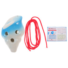 Keramisk Ocarina I Snäckform Med 6 Hål För Nybörjare