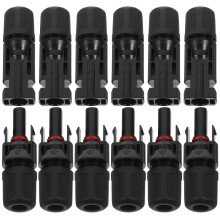 6Pcs Solpanelkontaktör Elektrisk Fotovoltaik Kontaktör Tråd Kabellind