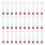50Pièces Flacons Gloss Plastique Rose Usage DIY 9