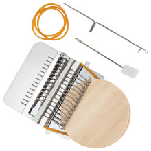 1 Set Minivävstol Vävverktyg Darning Maskin Garn