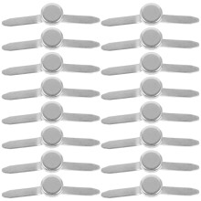 50St Metallbrads För Pyssel Silver Mini Tvåbenta Spikar DIY