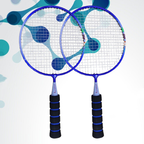 1Par Blå Badmintonracket För Barn Alloy Durable 2